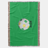 Brasilianischer Fußball Decke (Vorderseite Vertikal)