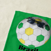 Brasilianischer Fußball Strandtuch (Beispiel)