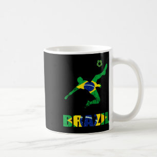 Brasilianischer Fußballspieler Brasilianischer Fuß Kaffeetasse