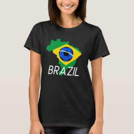 Brasilianischer Fußballteam-Support-T - Shirt