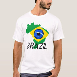 Brasilianischer Fußballteam-Support-T - Shirt