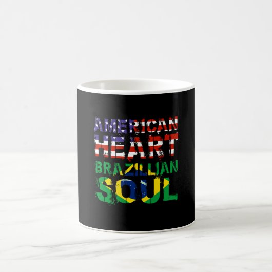 Brasilianischer Geschenkamerikaner Kaffeetasse (Mittel)