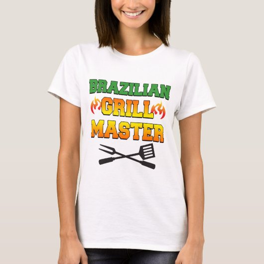 Brasilianischer Grillmeister T-Shirt (Vorderseite)