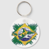 Brasilianischer Hai Schlüsselanhänger (Rückseite)