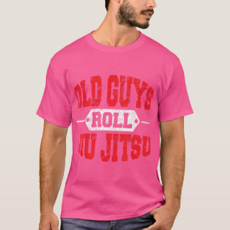 Brasilianischer Jiu Jitsu Alte Typ Roll Bjj Traini T-Shirt