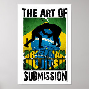 Brasilianischer Jiu JItsu - Art of Submission Post Poster