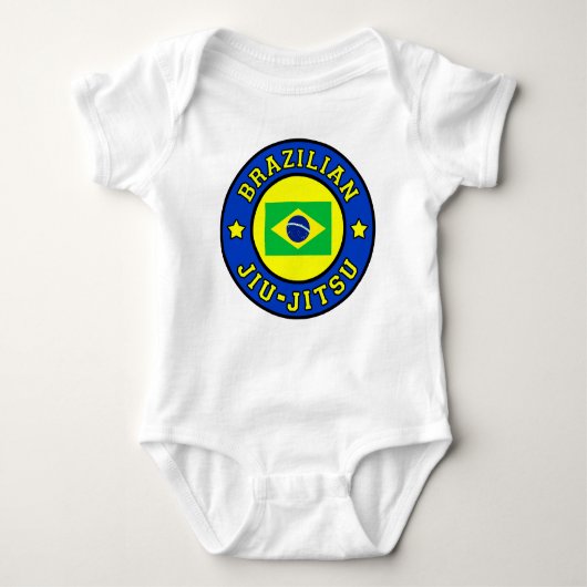 Brasilianischer Jiu Jitsu Baby Strampler (Vorderseite)