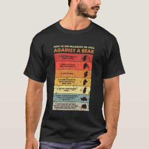 Brasilianischer Jiu Jitsu Bär Lustiger MMA BJJ Fig T-Shirt