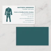 Brasilianischer Jiu Jitsu BJJ School Instructor Aq Visitenkarte (Vorne/Hinten)