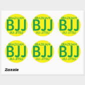 Brasilianischer JIu Jitsu BJJ STicker (Blatt)