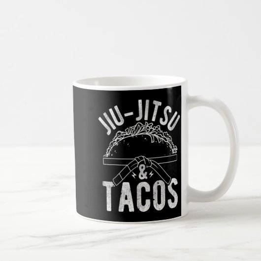Brasilianischer Jiu-Jitsu Blauer Gürtel BJJ Kampfs Kaffeetasse (Rechts)