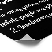 Brasilianischer Jiu Jitsu Definition Martial Art C Poster (Ecke)