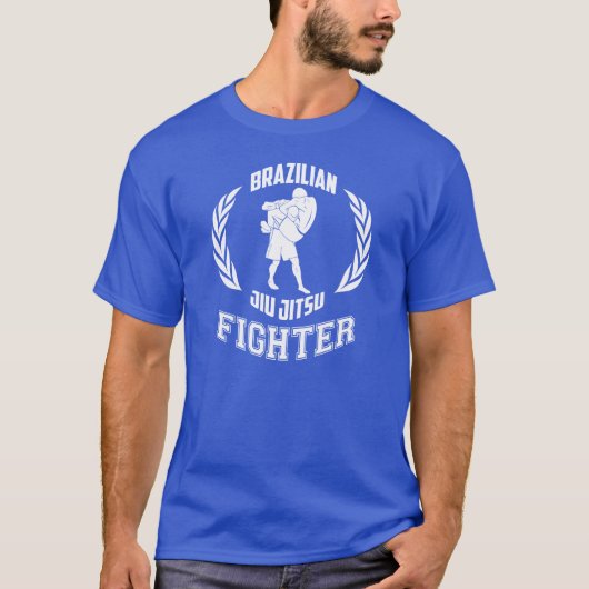 Brasilianischer Jiu Jitsu Fighter T-Shirt (Vorderseite)
