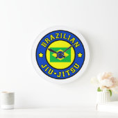 Brasilianischer Jiu Jitsu Große Wanduhr (Zuhause)