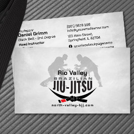 Brasilianischer Jiu-Jitsu-Instruktor Visitenkarte