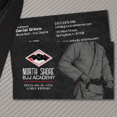 Brasilianischer Jiu-Jitsu-Instruktor Visitenkarte