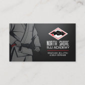 Brasilianischer Jiu-Jitsu-Instruktor Visitenkarte (Vorderseite)