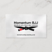 Brasilianischer Jiu-Jitsu-Instruktor Visitenkarte (Vorderseite)
