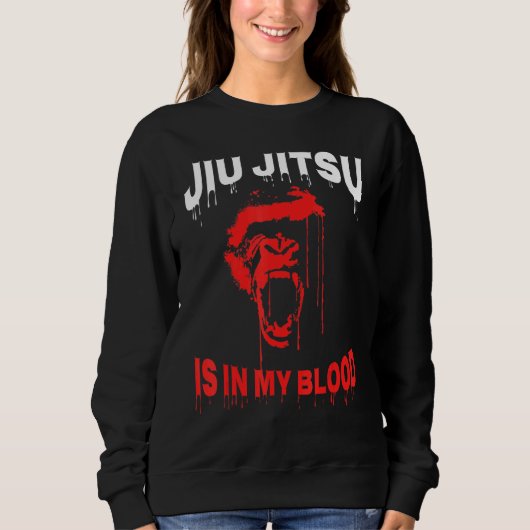 Brasilianischer Jiu Jitsu ist in meinem Blut Bjj G Sweatshirt (Vorderseite)