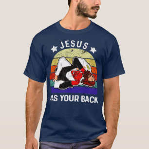 Brasilianischer Jiu Jitsu Jesus hat Ihren Rücken 1 T-Shirt