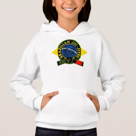 Brasilianischer Jiu-Jitsu Kid Hoodie (Vorderseite)