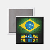 Brasilianischer Jiu Jitsu - Magnet (Vorderseite/Rückseite)