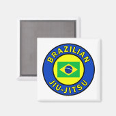 Brasilianischer Jiu Jitsu Magnet (Vorderseite/Rückseite)