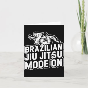 Brasilianischer Jiu Jitsu Modus Ein - Lustiger Bra Karte