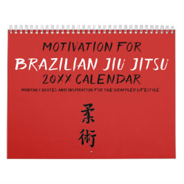 Brasilianischer Jiu Jitsu Motivierend Calendar 201 Kalender