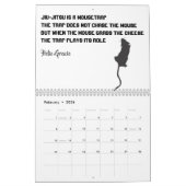 Brasilianischer Jiu Jitsu Motivierend Calendar 201 Kalender (Feb 2026)