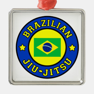 Brasilianischer Jiu Jitsu Ornament Aus Metall