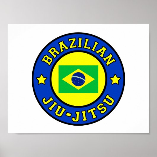 Brasilianischer Jiu Jitsu Poster (Vorne)