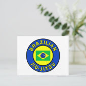 Brasilianischer Jiu Jitsu Postkarte (Stehend Vorderseite)