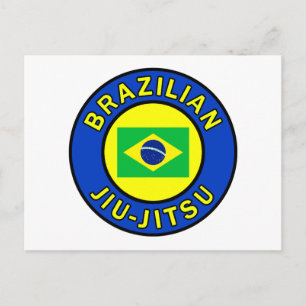 Brasilianischer Jiu Jitsu Postkarte