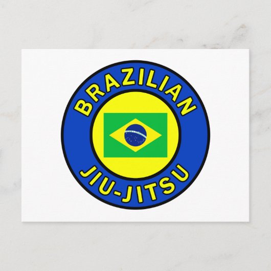 Brasilianischer Jiu Jitsu Postkarte (Vorderseite)