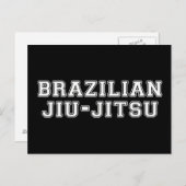 Brasilianischer Jiu Jitsu Postkarte (Vorne/Hinten)