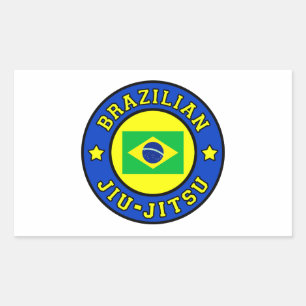 Brasilianischer Jiu Jitsu Rechteckiger Aufkleber