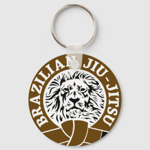 Brasilianischer Jiu-Jitsu (Schlüsselkette) Braune Schlüsselanhänger