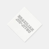 Brasilianischer Jiu Jitsu Serviette (Ecke)