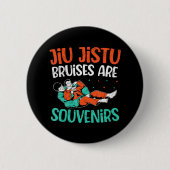 Brasilianischer Jiu Jitsu Trainer Martial Arts BJJ Button (Vorderseite)