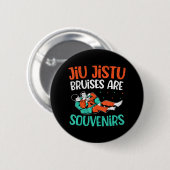 Brasilianischer Jiu Jitsu Trainer Martial Arts BJJ Button (Vorne & Hinten)