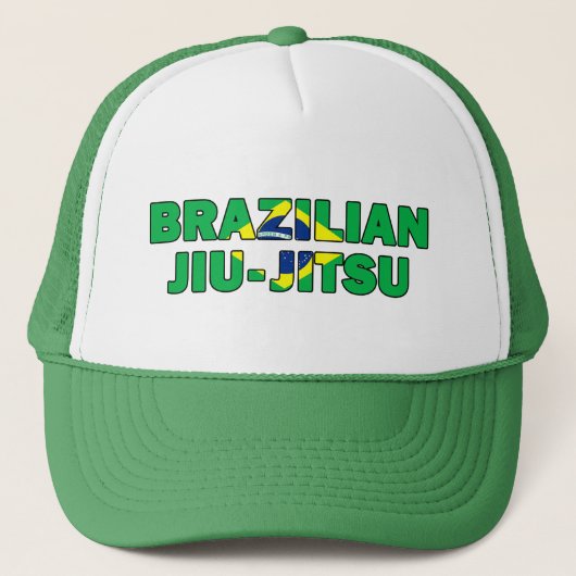 Brasilianischer Jiu Jitsu Truckerkappe (Vorderseite)