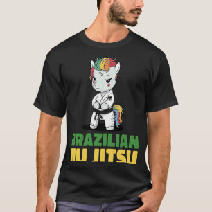 Brasilianischer Jiu Jitsu und Grappling Unicorn T-Shirt