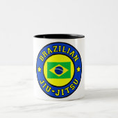 Brasilianischer Jiu Jitsu Zweifarbige Tasse (Mittel)
