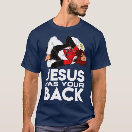 Brasilianischer Jiu Jitsu's Christlicher Jesus hat T-Shirt (Vorderseite)