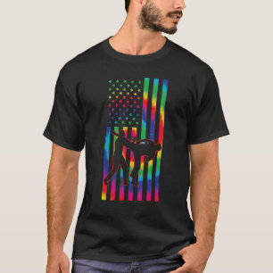 Brasilianischer Jiujitsu-Gefärbte Krawatte Amerika T-Shirt