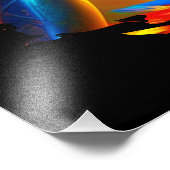 Brasilianischer Karneval-Tänzer Fotodruck (Ecke)