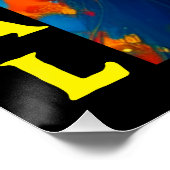 Brasilianischer Karneval-Tänzer Poster (Ecke)