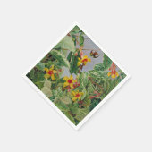 Brasilianischer Klettertraum und Humming Vögel Serviette (Ecke)