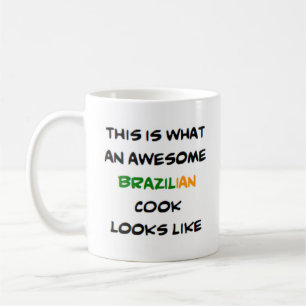 brasilianischer Koch, phantastisch Kaffeetasse